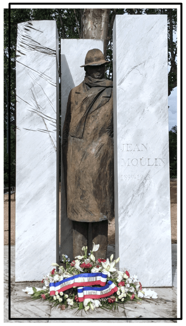 caluire, dugoujon, résistance française, Jean Moulin, statue